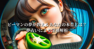 ピーマンの夢が教えるあなたの本音とは?夢占いによる深層解析