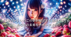 【夢占い】いちごの夢が暗示する運命とは？あなたの未来をチェック！